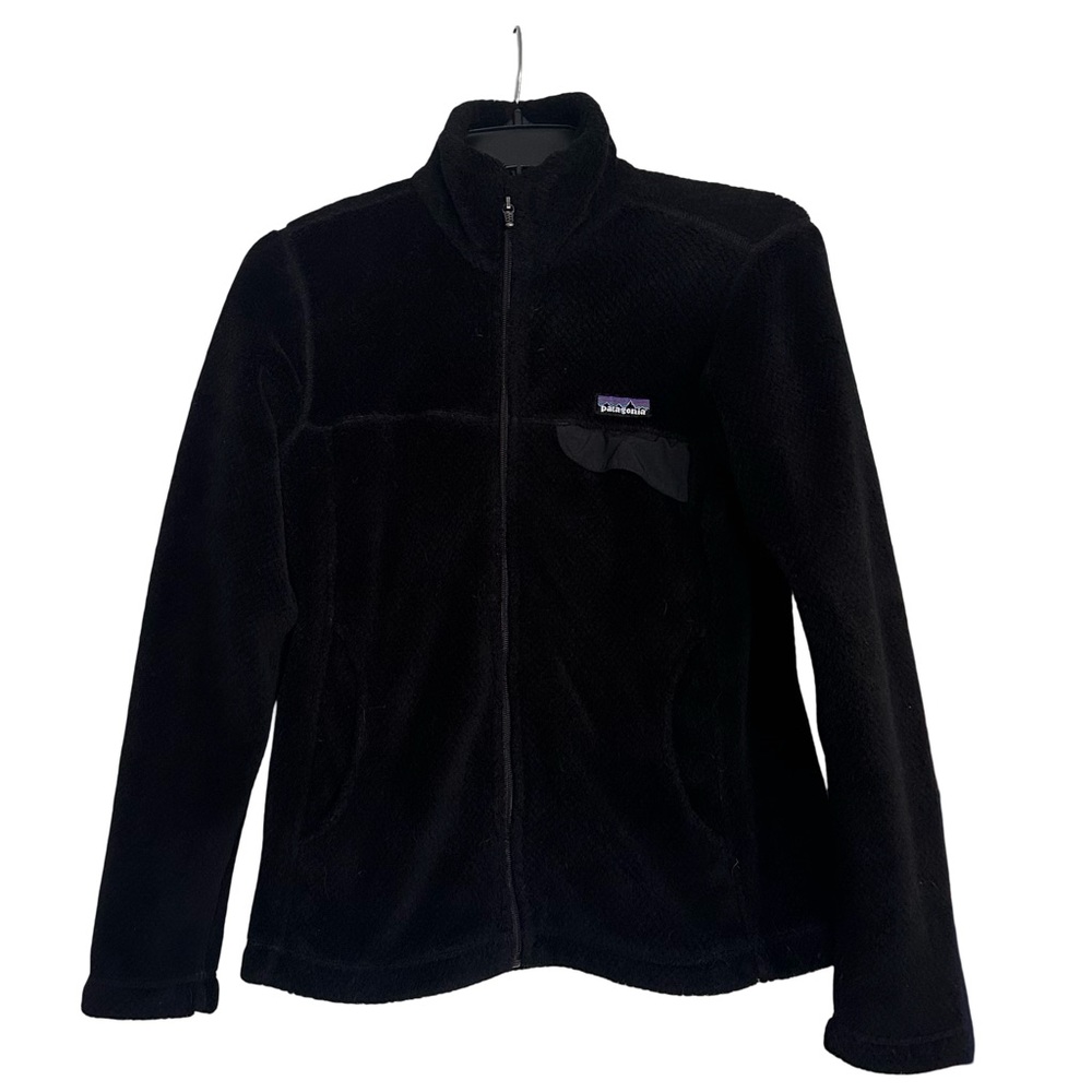 Patagonia Black Full-Zip Soft Warm Fleece Polar-Tec Jacket with Pockets S